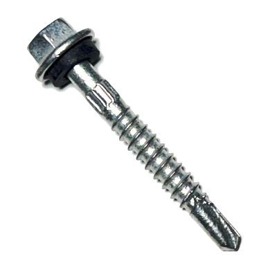 14-10 x 50mm HOBSON Hex Head Self Drilling Screw with Neoprene Washer Class 4