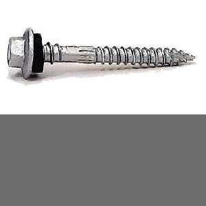 12-11 x 50mm HOBSON Hex Head Type 17 Double Grip Screw with Neoprene Washer Class 4 - BASALT