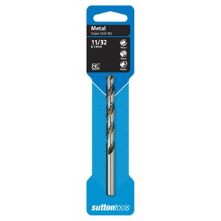 11/32 x 121mm  VIPER Jobber Drill Carded - SUTTON