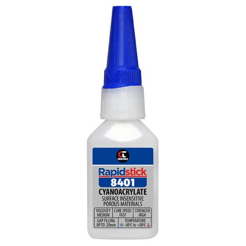 Instant Adhesive (8401) Surface Insensitive Porous Materials 25ml