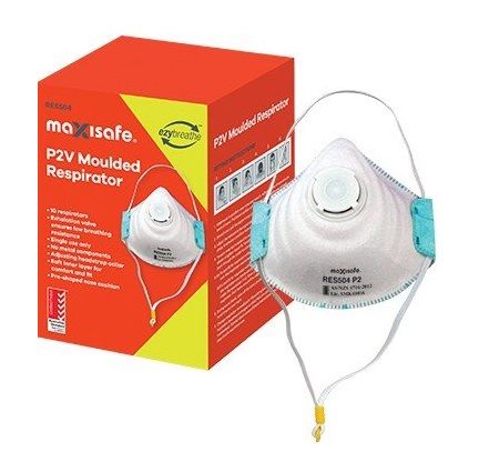 P2 Dust Mask with valve (Box of 10)