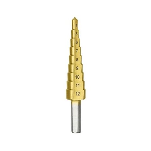 4-12mm Bristol Step Drill Straight Flute 9 Step