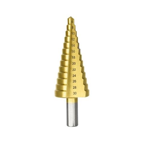 6-30mm Bristol Step Drill Straight Flute 13 Step