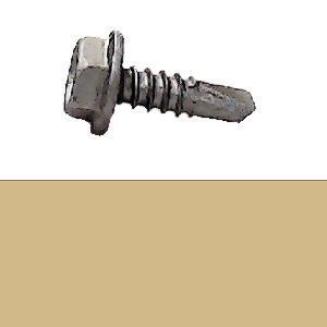 10-16 x 16mm AX3 Hex Head Self Drilling Screw - WHEAT