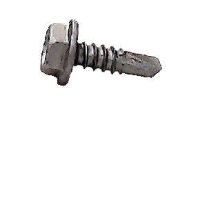 10-16 x 16mm AX3 Hex Head Self Drilling Screw - WHITE