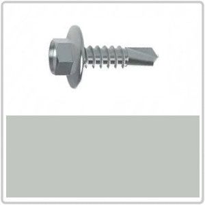 12-14 x 20mm AX3 Hex Head Self Drilling Screw - SHALE GREY