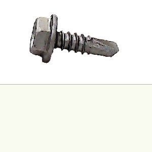 10-16 x 16mm AX3 Hex Head Self Drilling Screw - DOVER WHITE