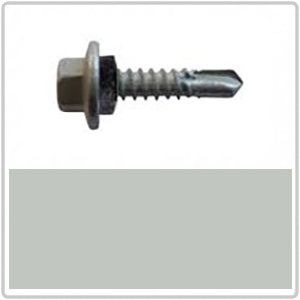 12-14 x 20mm AX3 Hex Head Self Drilling Screw with Neoprene - SHALE GREY