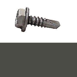 10-16 x 16mm AX3 Hex Head Self Drilling Screw - WOODLAND GREY