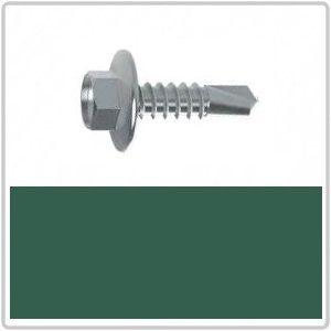 12-14 x 20mm BREMICK Hex Head Self Drilling Screw B8(Cat5) - COTTAGE GREEN