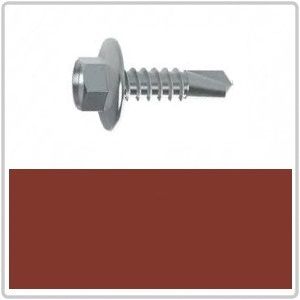 12-14 x 20mm BREMICK Hex Head Self Drilling Screw B8(Cat5) - MANOR RED