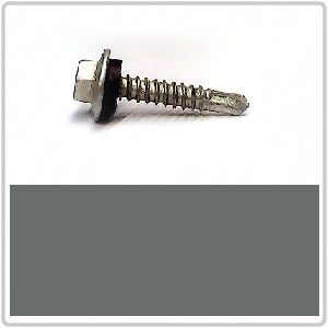 12-14 x 39mm BREMICK Hex Head TOP GRIP Self Drilling Screw with EPDM Seal B8(Cat5) - BASALT