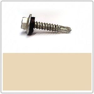 14-10 x 25mm BREMICK Hex Head Self Drilling Screw with EPDM Seal B8(Cat5) - PAPERBARK