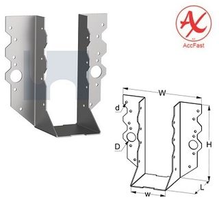 45mm x 120mm Joist Hanger for Timber Stainless Steel Grade 316