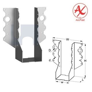45mm x 140mm Joist Hanger for Timber Stainless Steel Grade 316