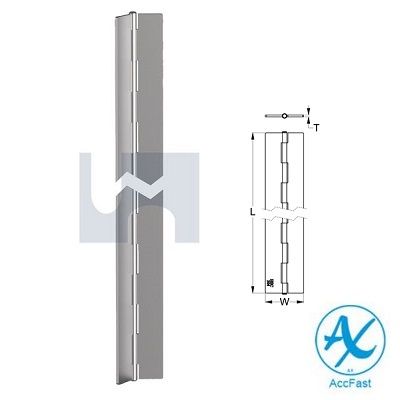 32mm x 1800mm Piano Hinge Stainless Steel Grade 304
