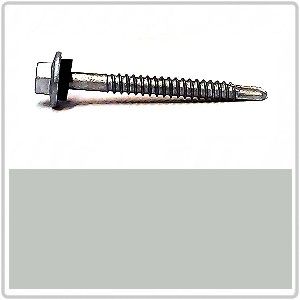 12-14 x 45mm HOBSON Hex Head Self Drilling Screw with NEO Washer Class 4 - SHALE GREY