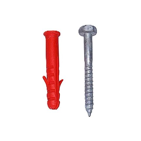 10 x 60 AX Frame Anchor Plug + M8 Hex Screw GALV