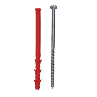 10 x 160 AX Frame Anchor Plug + M8 Hex Screw GALV