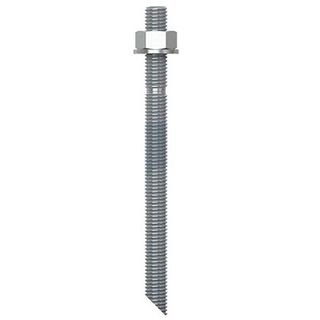 M16 x 190mm Chem Stud Anchor Kit (Stud Nut & Washer) Class 5.8 (Flat Top) Galvanised