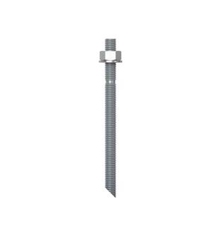 M12 x 160mm Chemical Stud Anchor Kit Angle Point Flat Top Stainless Steel Grade 316