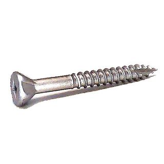 10-12 x 75mm Countersunk Type 17 - Self Embedding Head - No 2 Square Drive - Class 3