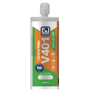 420ML V401 Vinylester Chemical Resin (+2 Nozzles)