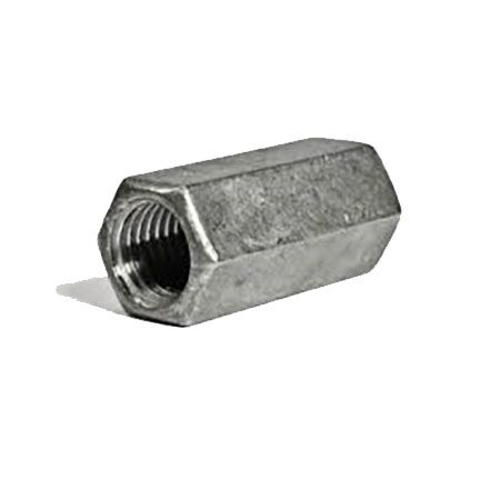 M8 -1.25 x 25mm Hex All Thread Joiners Zinc Plated