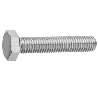 M4 -0.7 x 35mm Hex Head Set Screw - Mild Steel - Zinc Plated