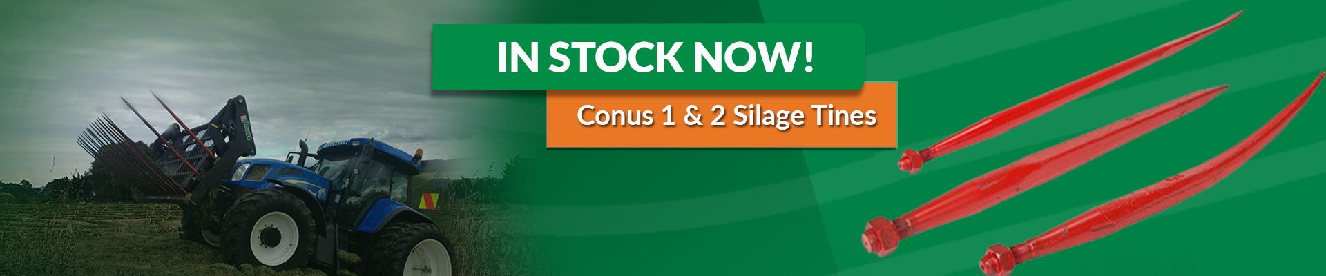 Silage tines in stock