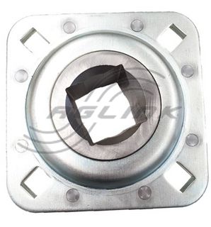 Hooper Riveted Square Flange Bearing 1-1/2" Shaft