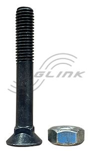 Csk Plough Bolt/Nut M10x70 Gr10.9