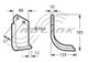 RH Tungsten Coated Durafaced Speed Blade to suit Celli Super Tiger 722562, 722589