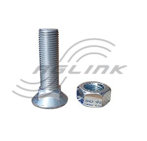 Csk Plough Bolt/Nut M12x45 Gr10.9 Besson