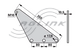 Support/Backing Plate to suit Strautmann 60903205