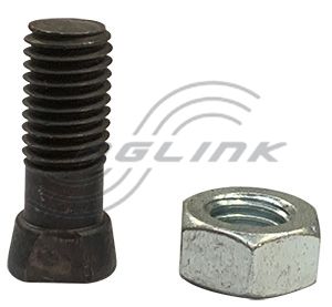 M14x39 Conical Head Plough Bolt/Nut