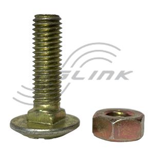 M10 x 35 Coach Bolt GR8.8 Zinc - Low Sq Neck
