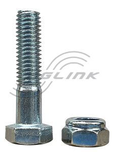 M8x35mm Bolt and Nyloc nut