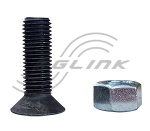 Flat head Cap Screw and Nut M16x50