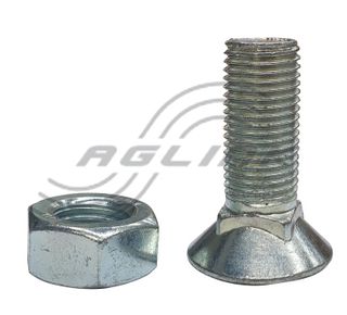 Csk Plough Bolt/Nut M14x40 Gr10.9