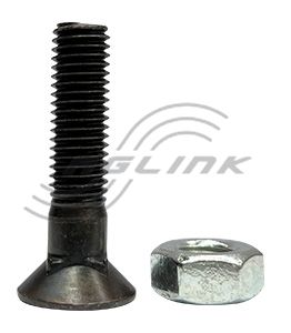 Csk Plough Bolt/nut M10x45 Gr12.9