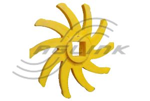 10 finger Star Roller 40x40x260mm