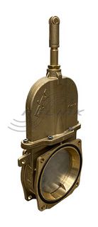Brass Heavy Duty Gate Valve with Stainless Steel Blade 6"