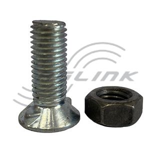 Double Nib Plough Bolt/Nut M11x1.5x30 to suit Gregoire Besson VI1202
