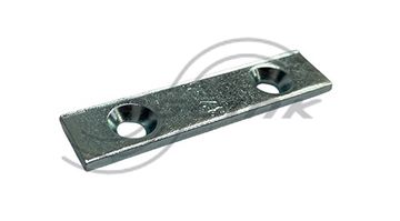 Rivet Plate 13mm x 56mm - 5.0mm holes. 32mm center.