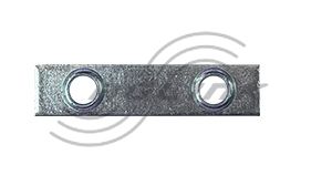 Rivet Plate 13mm x 56mm - 5.5mm holes, 32mm Center