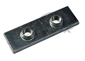 Threaded Plate M6 20mm x 50mm, 32mm Center.