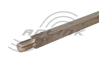 Disc Axle 40mm Square - 2.5m Long