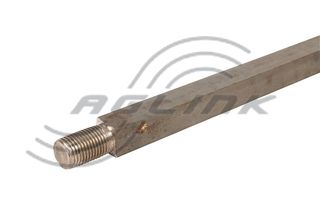 Disc Axle 40mm Square - 1500mm Long