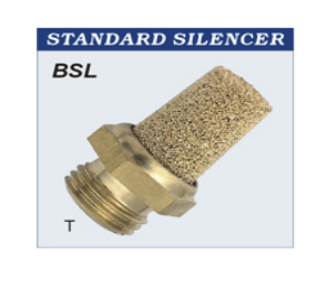 Silencer 1'' Sintered Brass 010126